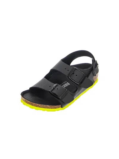Birkenstock Kids' Mini Milan Sandals In Black