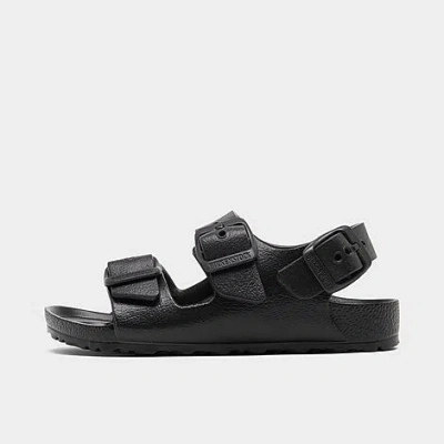 Birkenstock Babies'  Kids' Toddler Milano Essentials Eva Sandals In Black