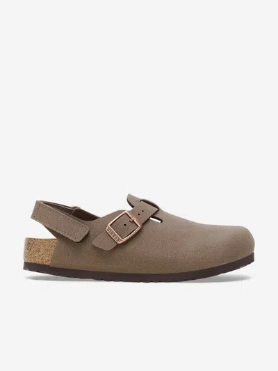 Birkenstock Kids Tokio Clogs In Brown