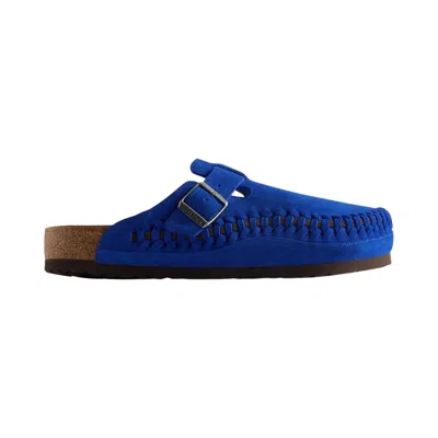 Pre-owned Birkenstock Kith X  Boston Braided 'ultra Blue' | Men's Size 12