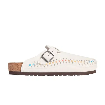 Pre-owned Birkenstock Kith X Boston Braided 'antique White Tie Dye' | Men's Size 43