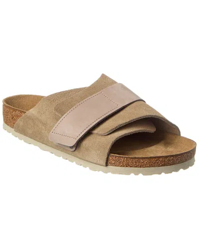 Birkenstock Kyoto Leather & Suede Sandal In Brown
