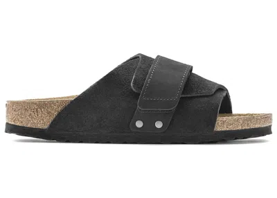 Pre-owned Birkenstock Kyoto Nubuck Suede Sneakers In Black