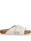 Birkenstock Kyoto Touch-strap Sandals In White