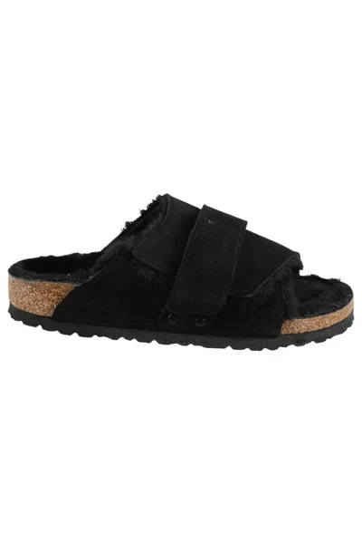Birkenstock Kyoto Shearling Sandal In Black