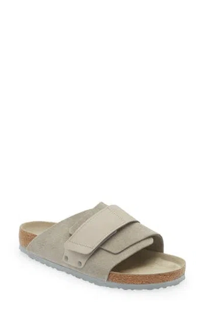 Birkenstock Kyoto Slide Sandal In Gray