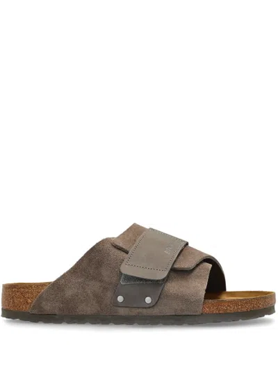 Birkenstock Kyoto Slides In Grey