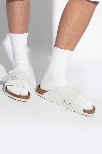 Birkenstock ‘kyoto' Slides In Grey