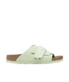 Birkenstock Kyoto Slippers In Green