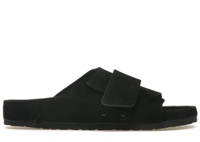 Pre-owned Birkenstock Kyoto Suede Sneakers In Black