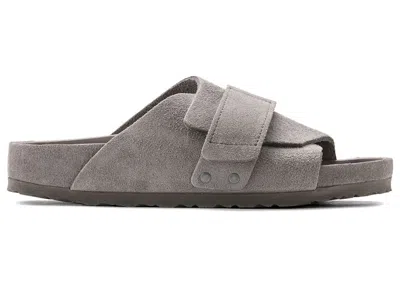 Pre-owned Birkenstock Kyoto Suede Sneakers In Grey Taupe