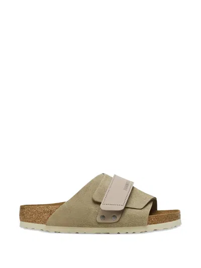 Birkenstock Kyoto Touch-strap Sandals In Gray