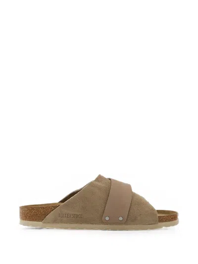 Birkenstock Kyoto Touch-strap Sandals In Brown