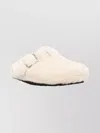 Birkenstock Lace-up Shoes With Buckle And Open Back In White