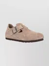 Birkenstock Lace-up Shoes With Buckle Strap And Round Toe In Brown