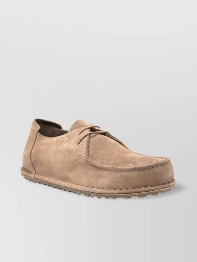 BIRKENSTOCK LACE-UP SUEDE DERBY SHOES