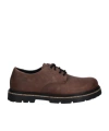 Birkenstock Laced Flat Shoes In Brown