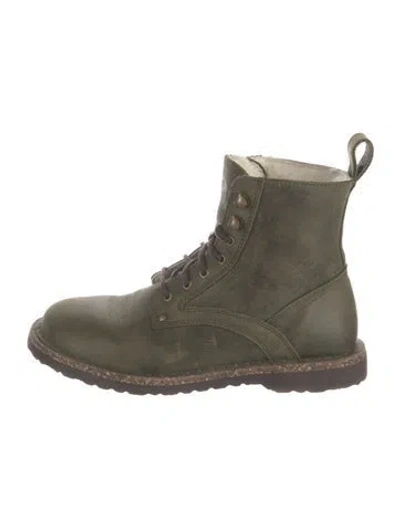 Pre-owned Birkenstock Leather Boots In Green