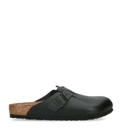 BIRKENSTOCK LEATHER BOSTON CLOGS