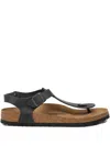 Birkenstock Leather-buckle Sandals In Black