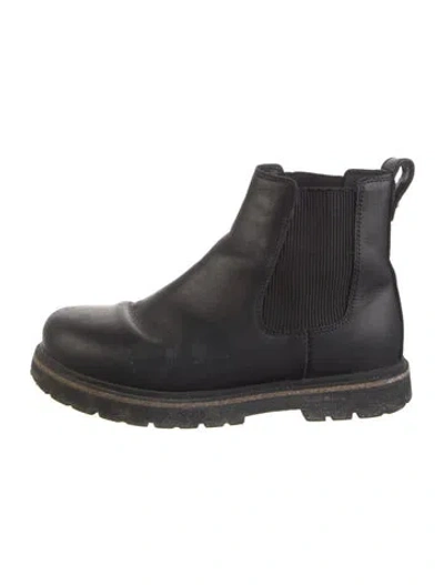 Pre-owned Birkenstock Leather Chelsea Boots In Black