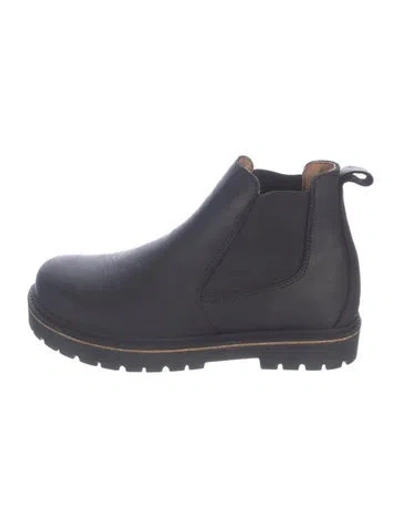 Pre-owned Birkenstock Leather Chelsea Boots In Blue