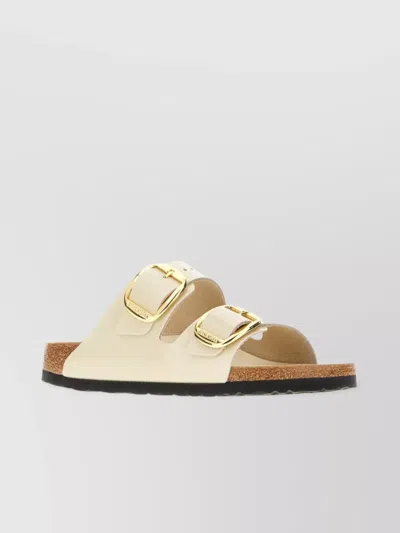 Birkenstock Leather Flat Sole Open Toe Sandals