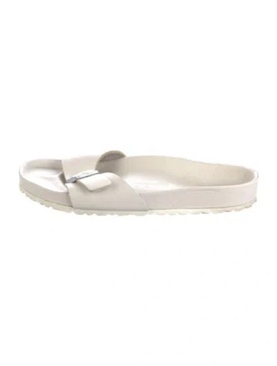 Pre-owned Birkenstock Leather Flats In White