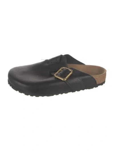 Pre-owned Birkenstock Leather Loafers In Black
