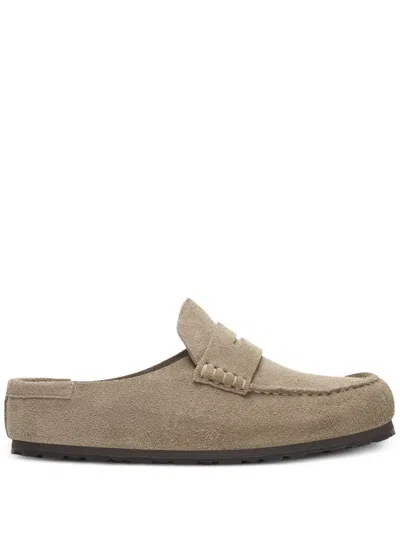Birkenstock Naples Moccasins Wrapped In Brown
