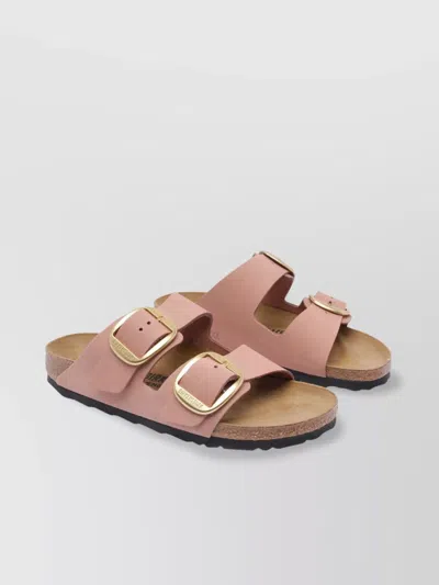 Birkenstock Arizona Big Buckle Nubuck Womens Sandals In Old Rose