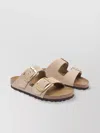 Birkenstock Beige Narrow Arizona Big Buckle Sandals