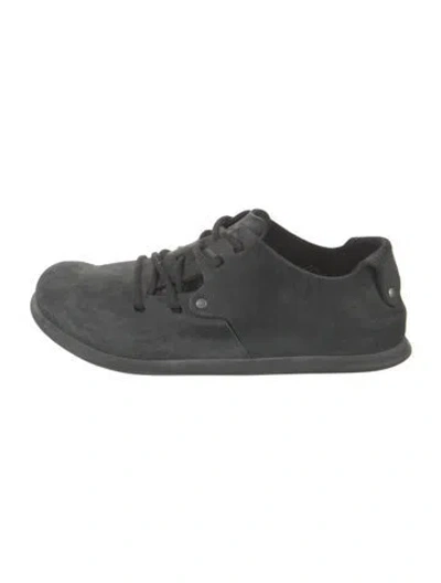 Pre-owned Birkenstock Leather Oxfords In Black