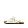 Birkenstock Sydney Cushion-buckle Double Strap Slides In Multi