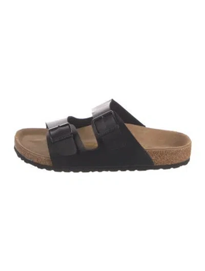 Pre-owned Birkenstock Leather Sandals In Black/neutrals