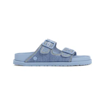 Birkenstock Leather Sandals In Blue