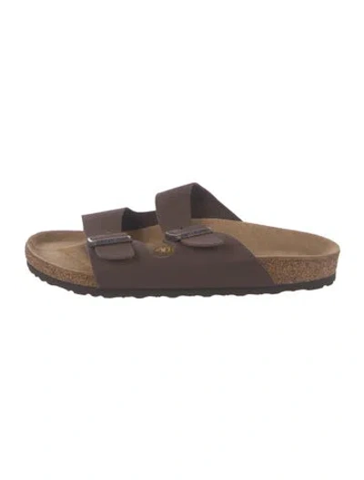 Pre-owned Birkenstock Leather Sandals In Brown