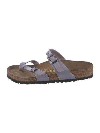 Pre-owned Birkenstock Leather Sandals In Brown