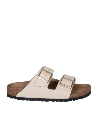 Birkenstock Leather Sandals In Neutrals