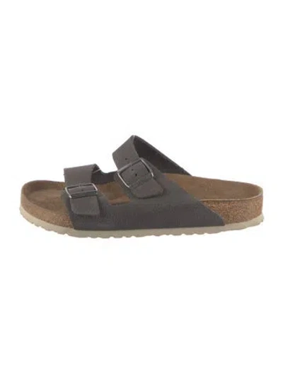 Pre-owned Birkenstock Leather Slides In Multi