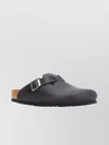 Birkenstock Leather Slippers Slip-on Rubber Sole