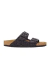 Birkenstock Arizona Suede Sandal With Print