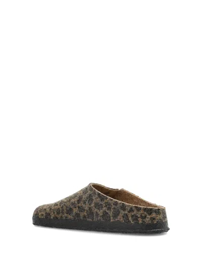 Birkenstock Leopard Print Trainers In Brown