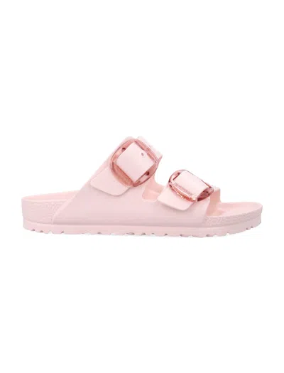 Birkenstock Light Rose Arizona Big Buckle Eva Sandals In Pink