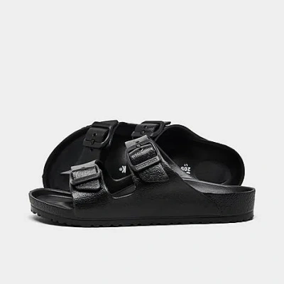 Birkenstock Little Kids' Arizona Eva Sandals In Black/black/black