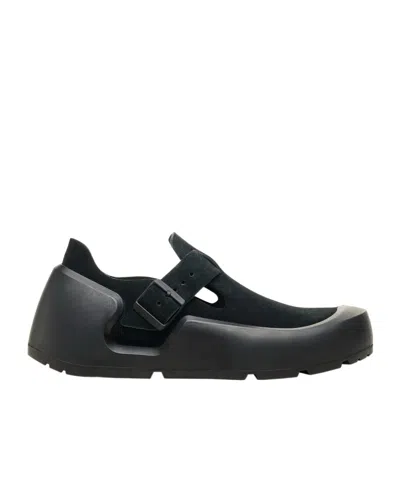 Birkenstock Logo-debossed Trainers In Black