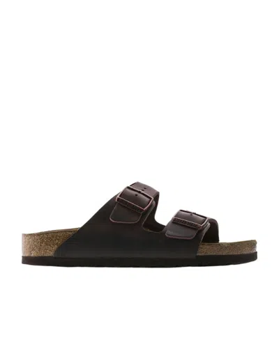Birkenstock Logo Flip-flops In Brown