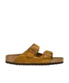 Birkenstock Arizona Soft Slide Sandal In Brown