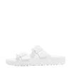 Birkenstock Logo Flip Flops In White