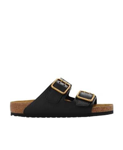 Birkenstock Man Sandals Black Size 12 Leather